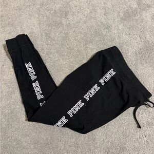 PINK Victoria's Secret Black Logo Joggers - PINK Victoria's Secret